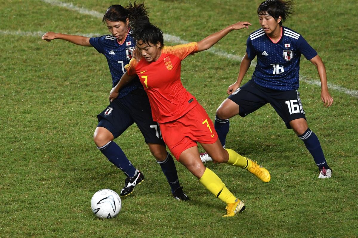 中国女足vs日本集锦
