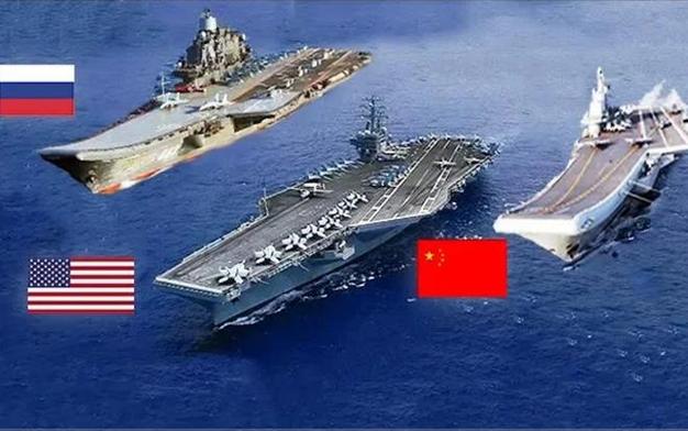中国战机vs外国航母